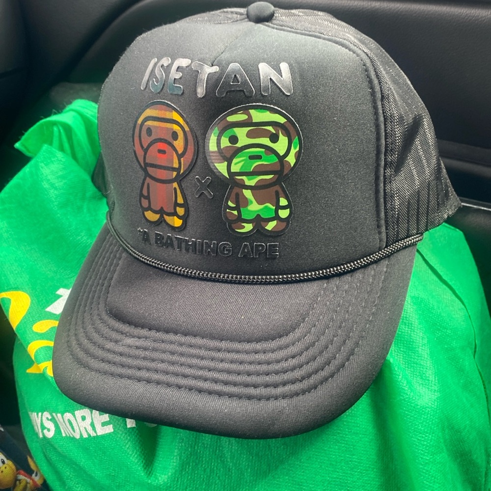 COPY - BAPE A Bathing Ape Isetan Trucker Hat Cap